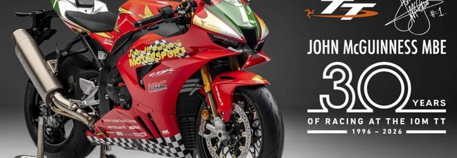 Honda e McGuinness, 30 anni al TT celebrati con una Fireblade limitatissima