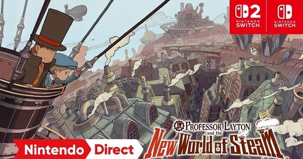 Professor Layton and The New World of Steam Game's Trailer Reveals December 10 Release