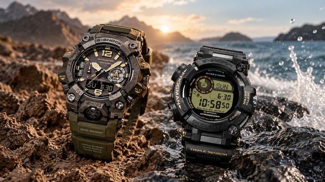 Casio Frogman e Mudmaster, due G-Shock per condizioni estreme