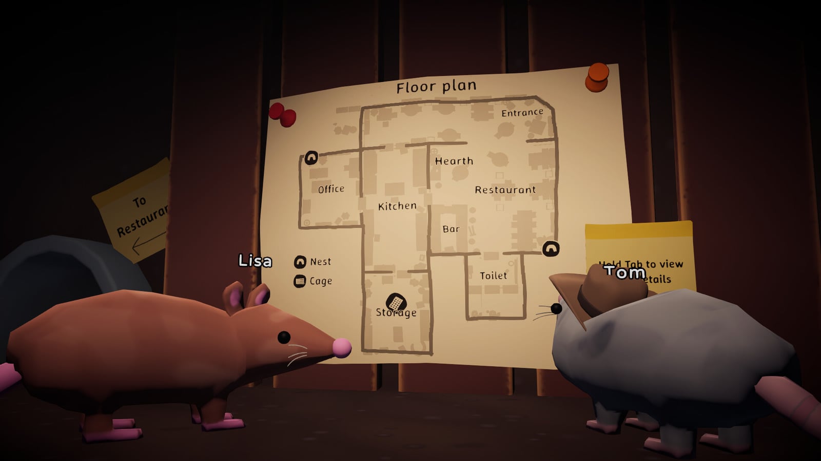 「1人vs8匹」非対称すぎバトル『Rat Game』10月30日配信へ。シェフ対ネズミ、やりたい放題の害獣掃討異種かくれんぼ