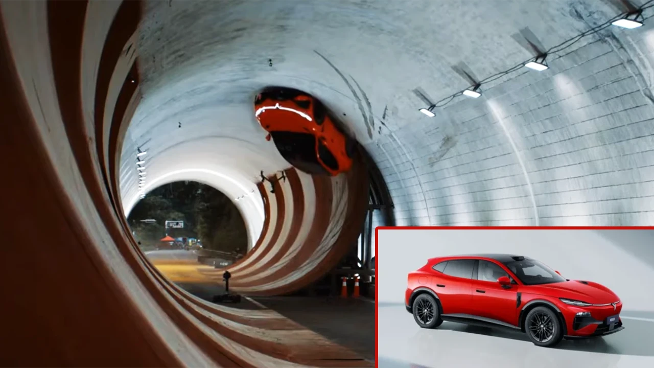 Ecco l'auto della discordia, Voyah Passion S: il loop non era falso, c'è il video integrale