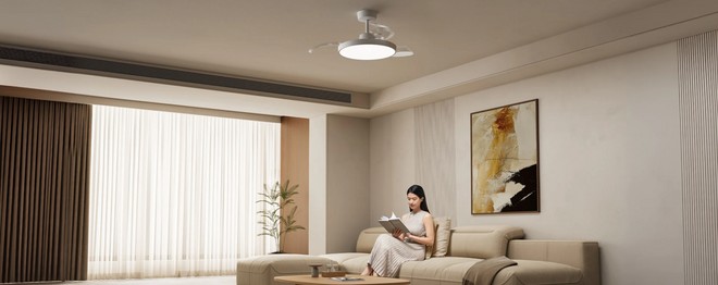 Xiaomi punta sul comfort domestico: il ventilatore a soffitto simula la luce del Sole