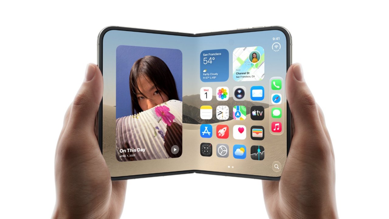 Apple ha presentato iPhone Duo, il suo primo smartphone pieghevole