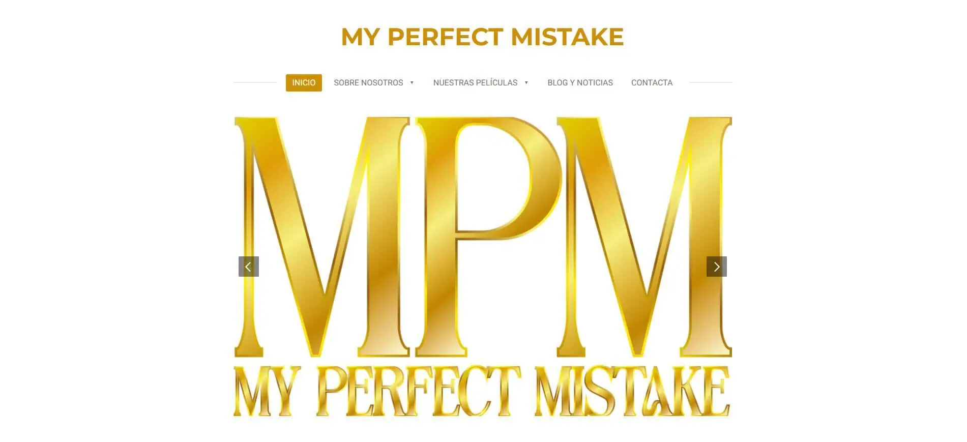 My Perfect Mistake abre su página web