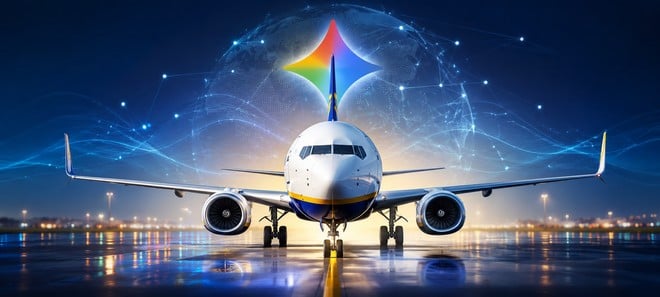 Ryanair porta Gemini dietro le quinte dei voli: cosa farà lAI di Google