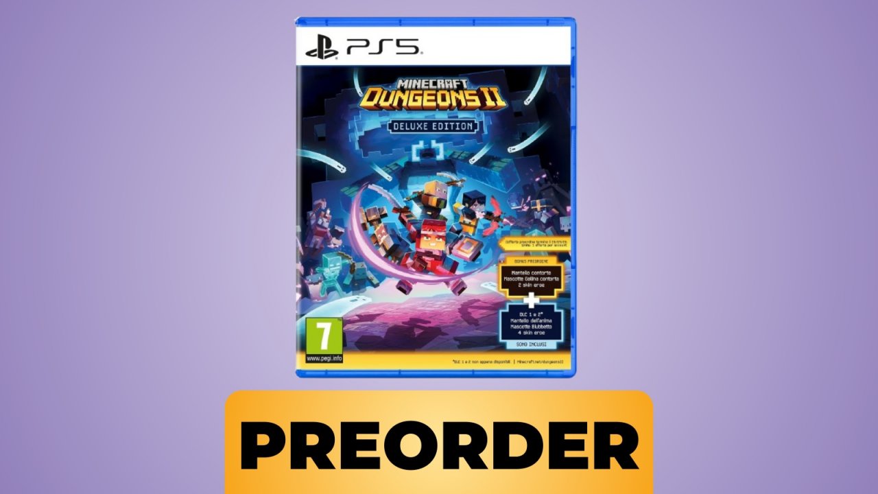 Prenota la tua copia per PS5 di Minecraft Dungeons II direttamente su Amazon: esce fra 20 giorni