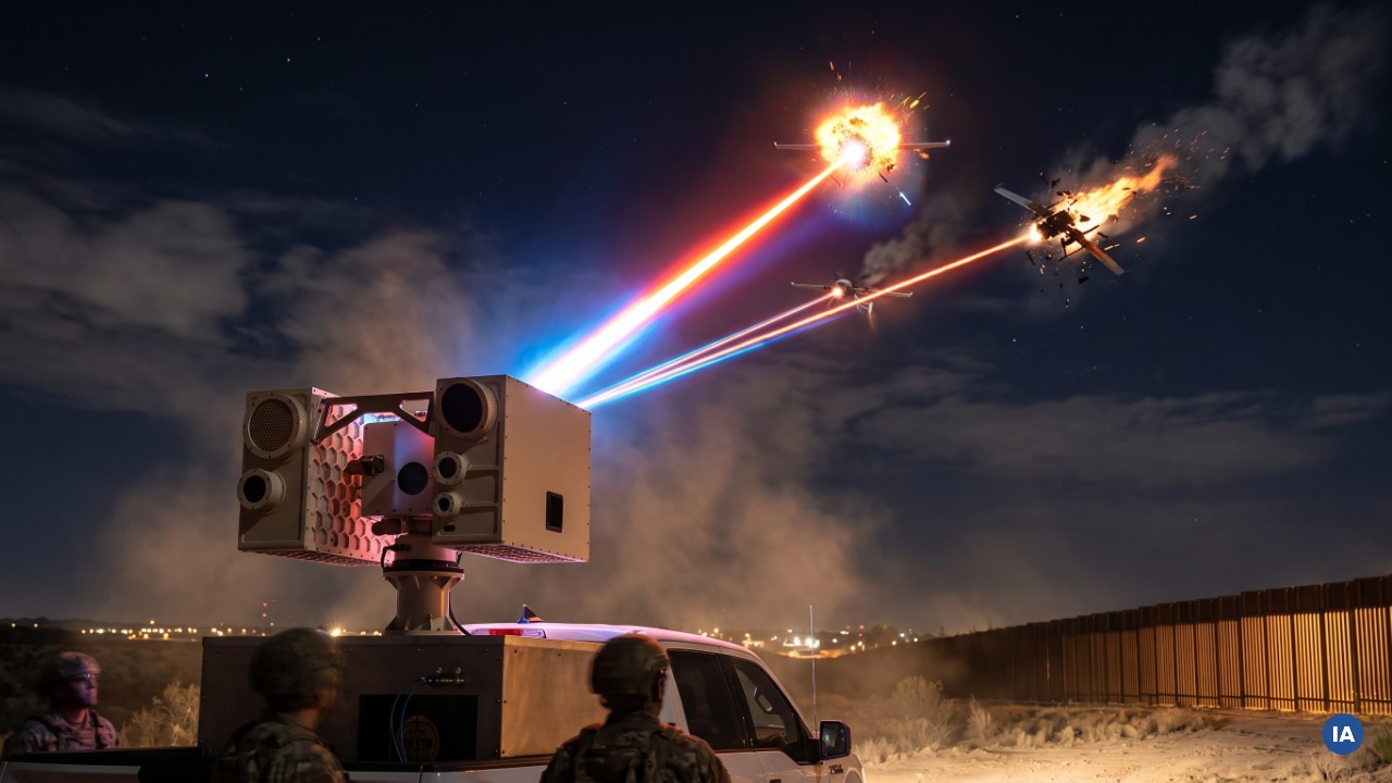 Locust, il laser da 20 kilowatt ha abbattuto tre droni sospetti al confine col Messico