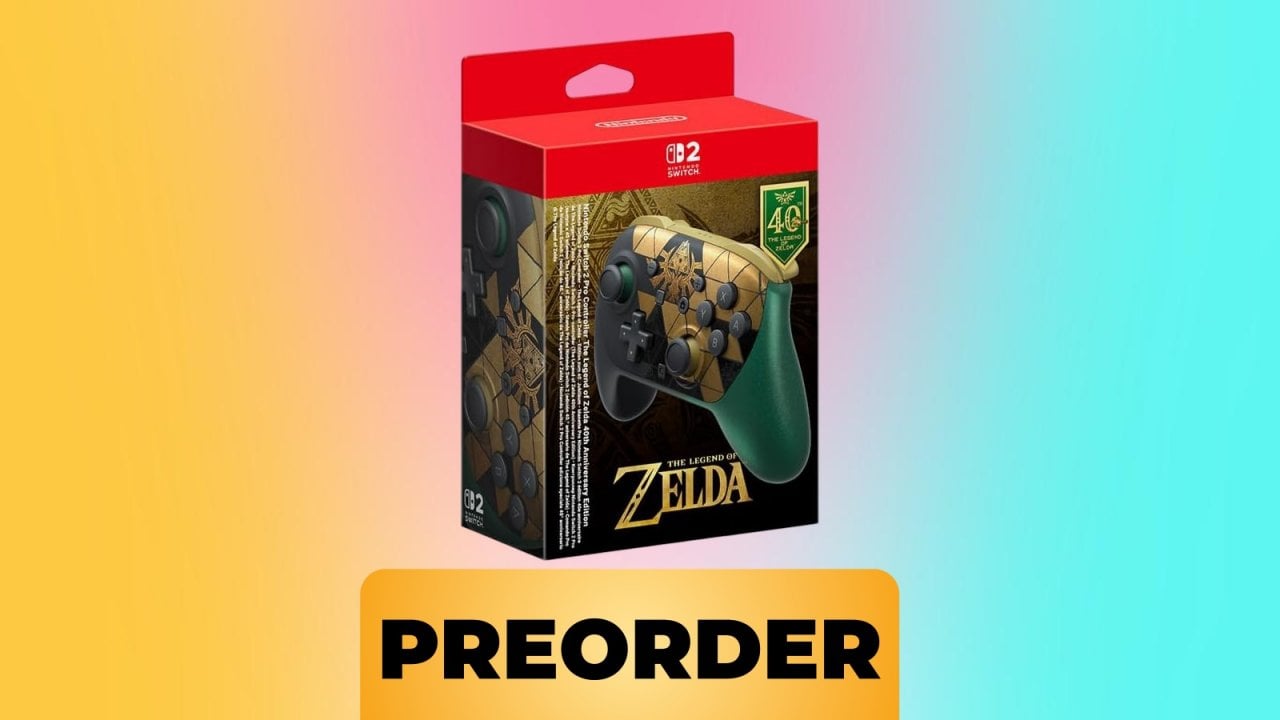 Preordina il controller Nintendo Switch 2 Pro edizione The Legend of Zelda