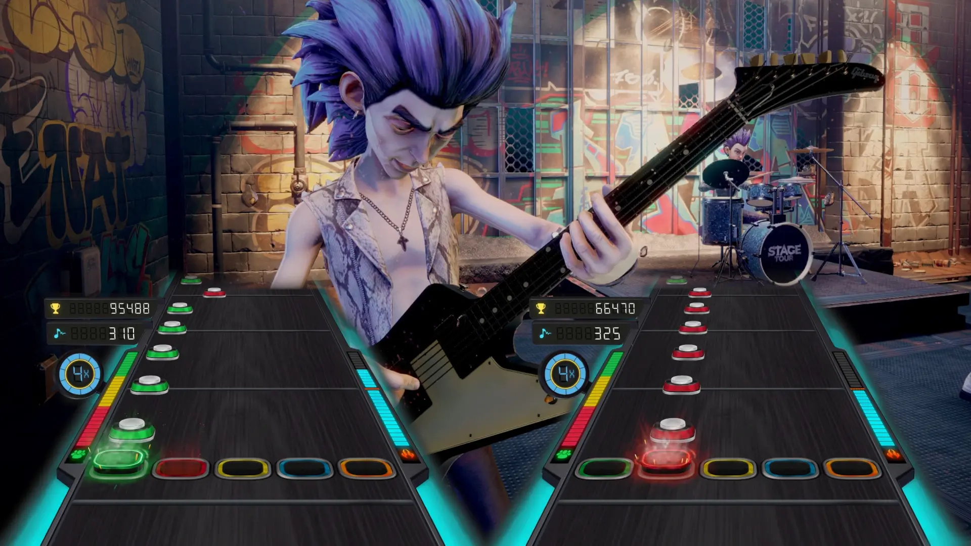 Stage Tour, el sucesor espiritual de Guitar Hero, se lanza en diciembre solo o en packs con guitarra o batería