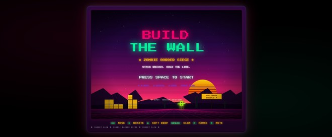 La Casa Bianca lancia il suo Tetris sul muro con il Messico