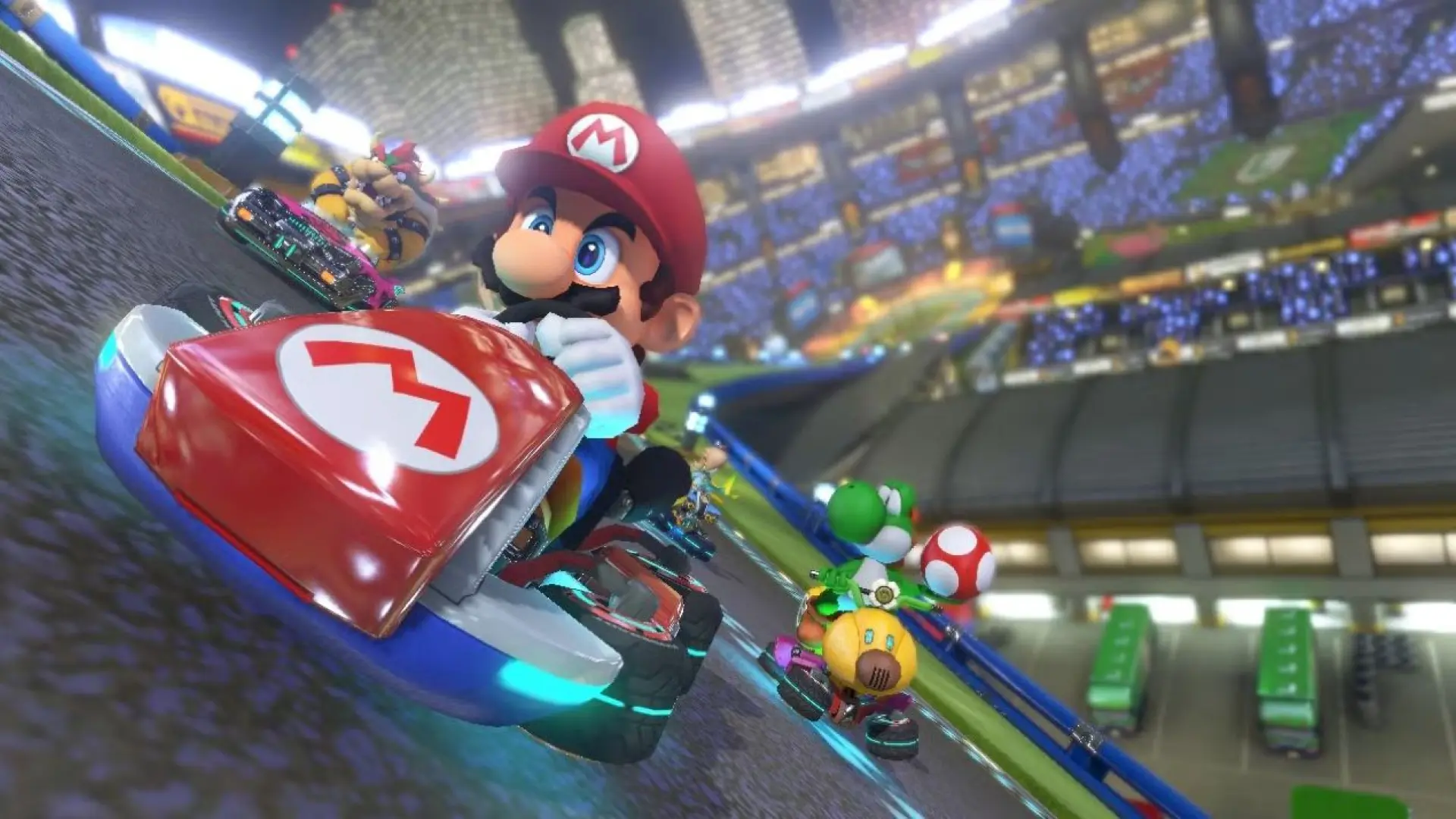 Mario Kart 8 Deluxe recibe la actualización 4.0.0 con importantes novedades para Nintendo Switch 2, como pantalla partida para 8 jugadores o gráficos mejorados