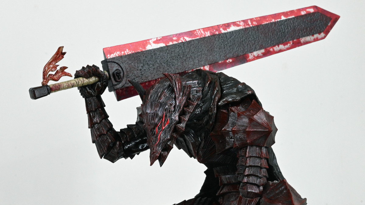 血みどろ姿の「ガッツ[狂戦士の甲胄] Bloody Paint Ver. L size」がGood Smile Fest 2026 大阪会場に出現