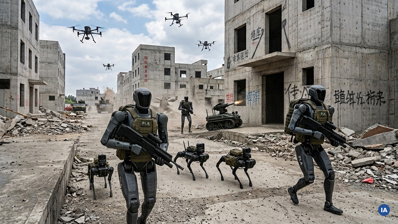 La Cina prepara i robot umanoidi per la guerra: dall'addestramento al campo di battaglia