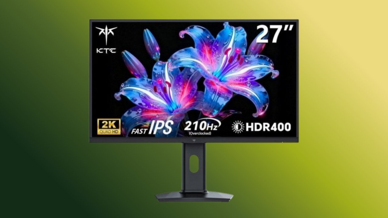 Il monitor KTC da 27" con refresh rate da 180Hz è in promo su AliExpress: risparmia con il coupon
