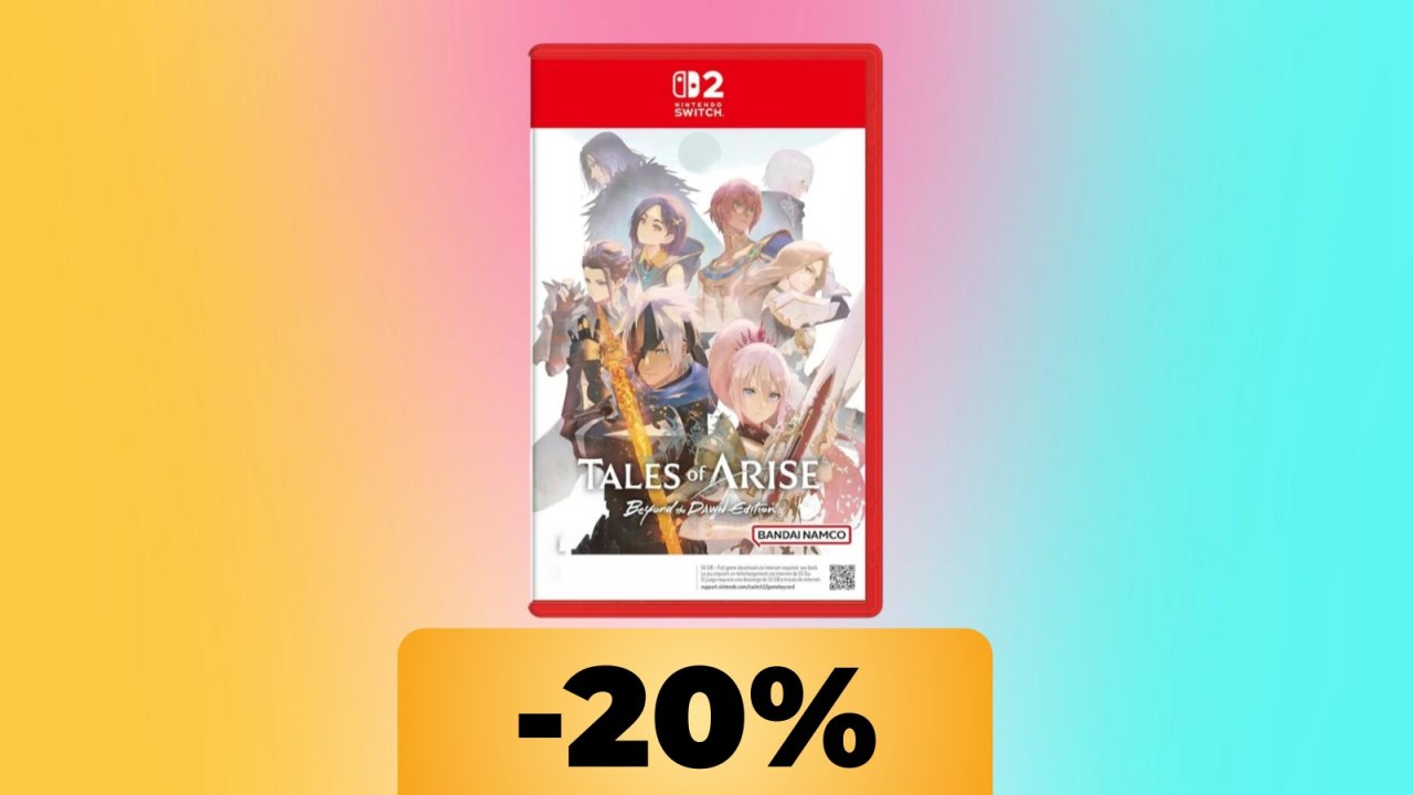 Tales of Arise: Beyond The Dawn Edition per Switch 2 è al minimo storico
