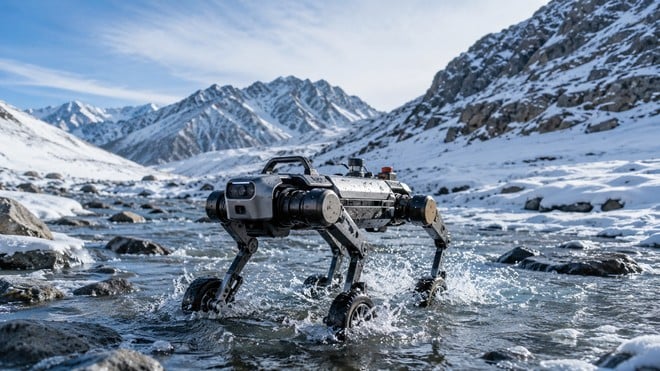 Un cane robot entra in un branco di antilopi tibetane | Video