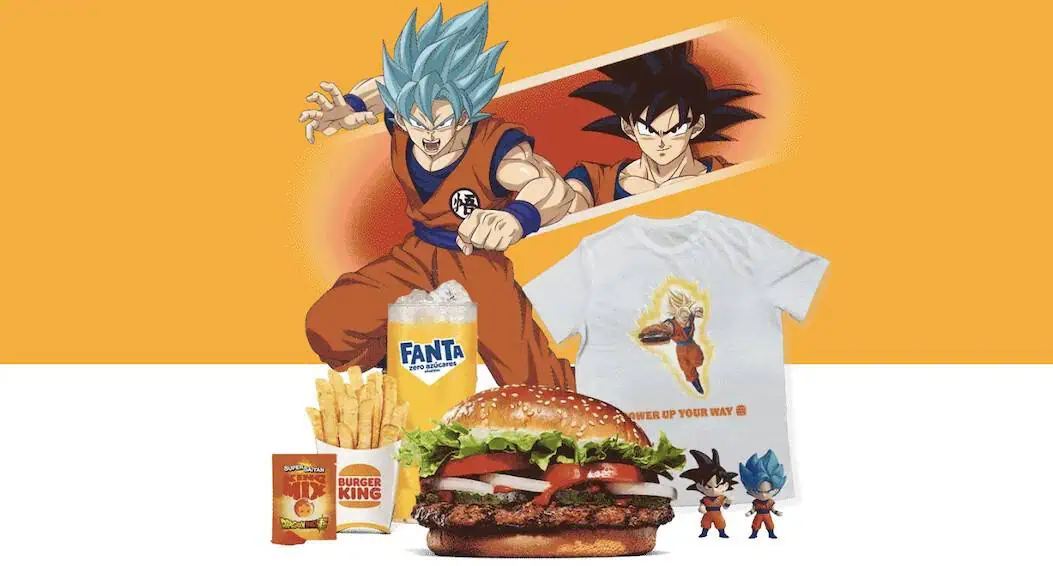 Colaboración entre Burger King y Dragon Ball