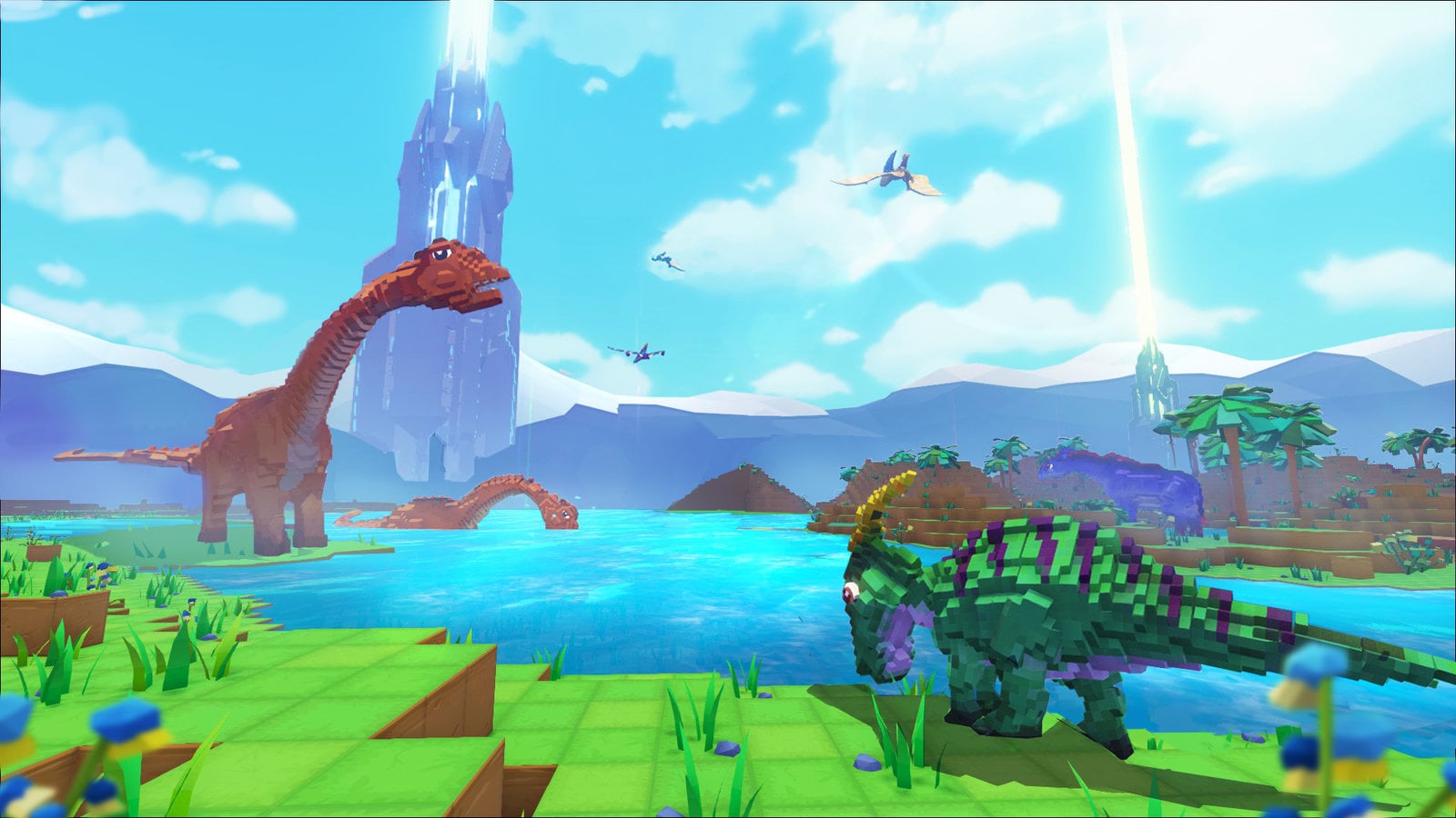 恐竜ボクセルサバイバル『PixARK』、Steamで“約6年ぶり”の盛況。初の大型DLCでメインストーリー実装、 巨大地下世界を巡る「200時間級」大冒険