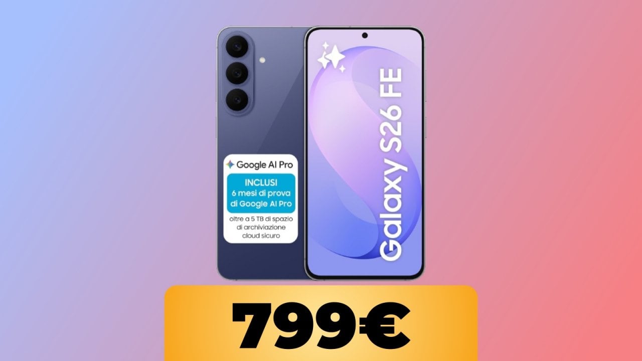 Il Samsung Galaxy S26 FE è disponibile in preordine: One UI 9, fotocamera rinnovata e funzioni IA
