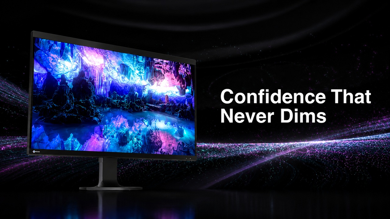 Eizo presenta il primo ColorEdge OLED e scatena la polemica: il burn-in non sarà considerato un difetto
