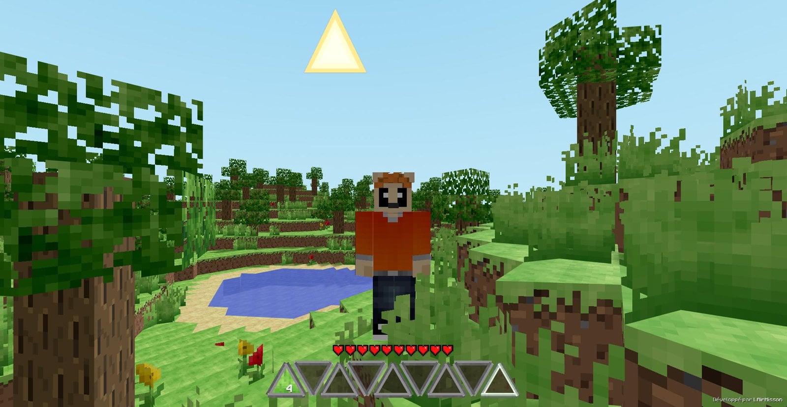 「ブロックが三角柱の『マインクラフト』」を作った人あらわる。置く向きから当たり判定まで、“脱四角”による難題次々