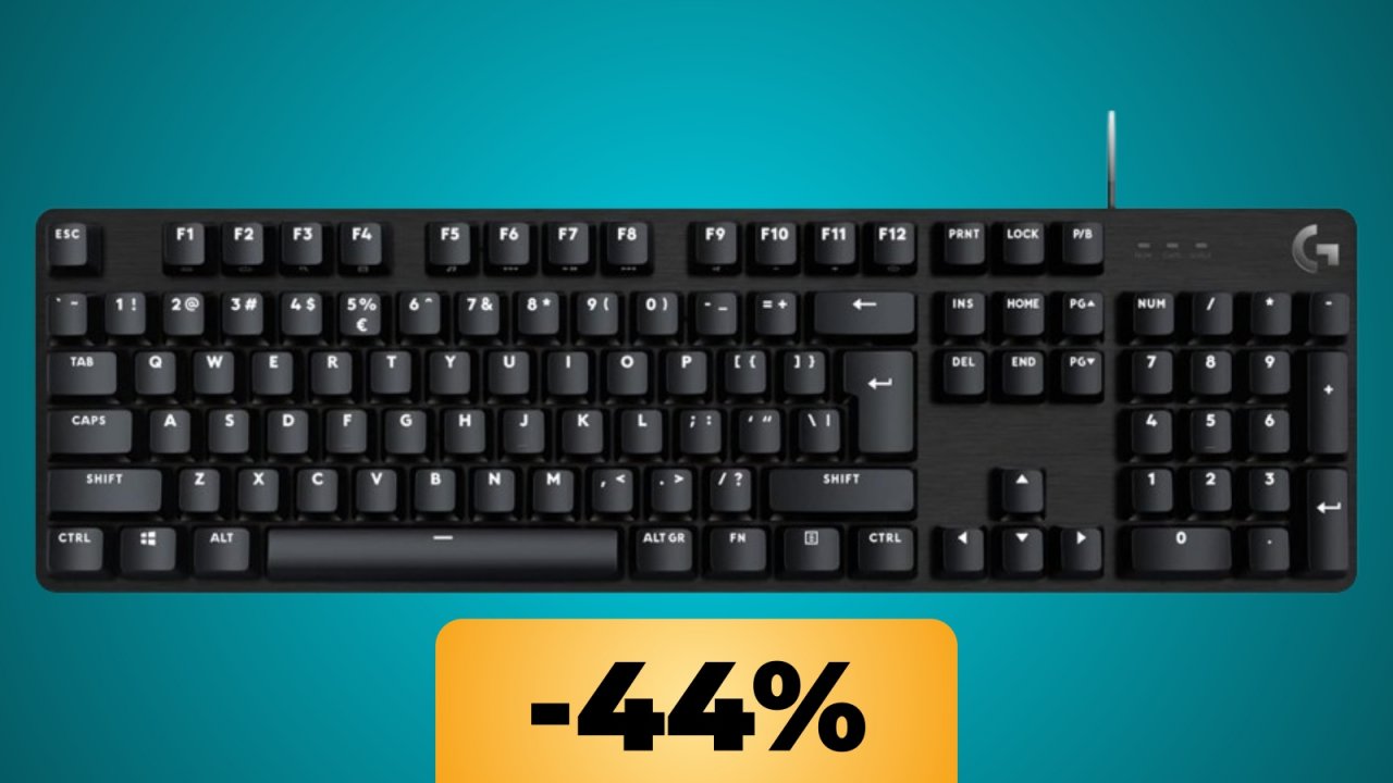 La tastiera Logitech G413 SE è in offerta su Amazon: puoi acquistarla (quasi) al suo minimo storico