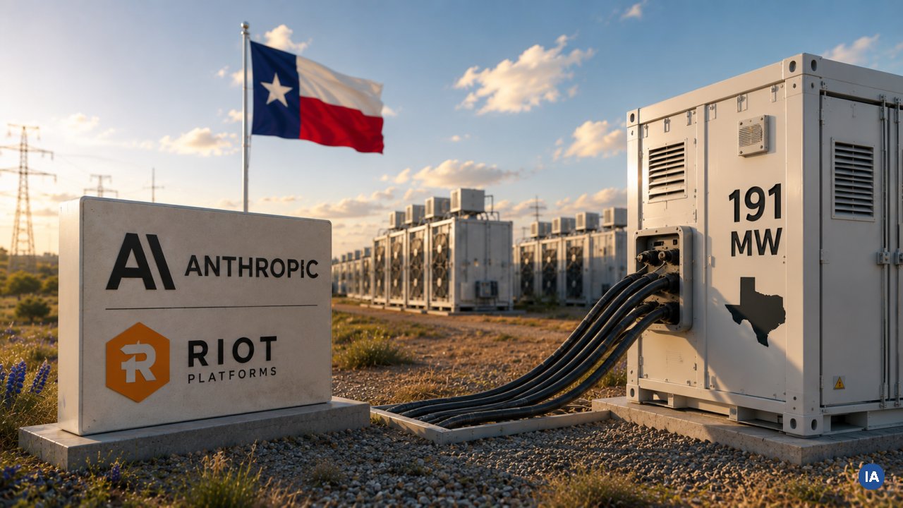 Anthropic firma 9,1 miliardi con un miner di bitcoin: impianto da 191 MW in Texas