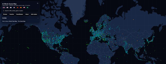 Dove hanno girato la scena di quel film? Questa mappa ve lo mostra