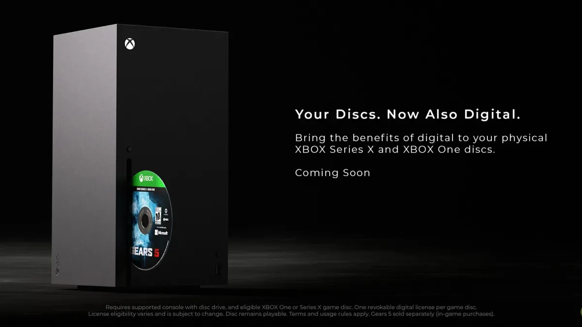 Xbox, i giochi fisici diventano digitali