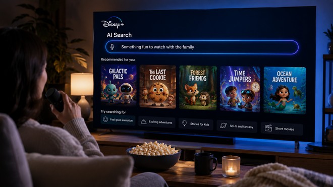Disney+ sperimenta la ricerca intelligente con l'AI
