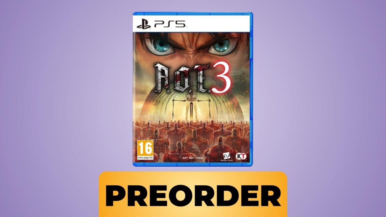 Attack on Titan 3 per PS5 è in pre-order su Amazon: prenotalo in vista dell'uscita a dicembre