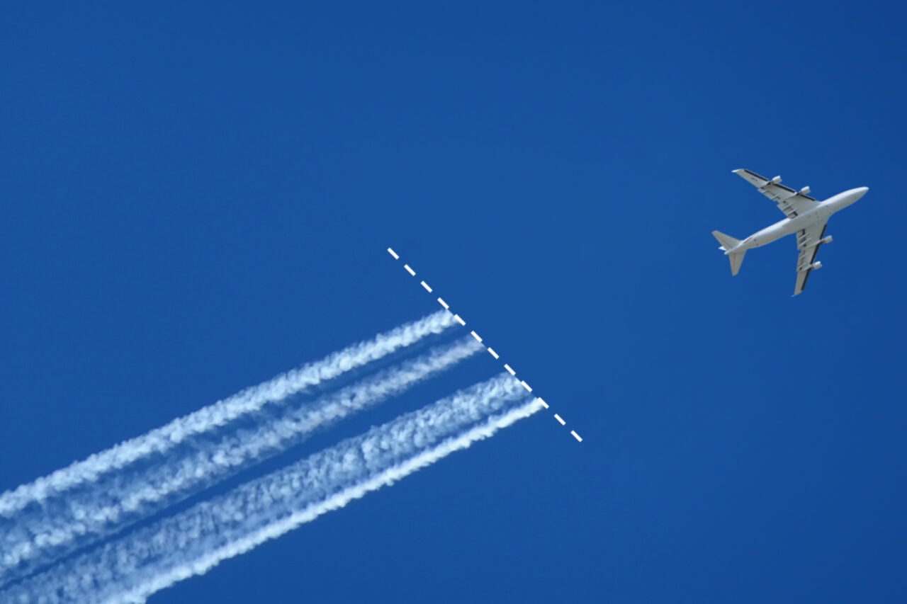 Des avions vont changer d’altitude pour tenter d’effacer leurs traînées du ciel