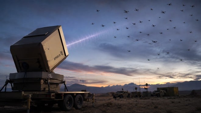 Arma a microonde contro gli sciami: 49 droni fermati insieme