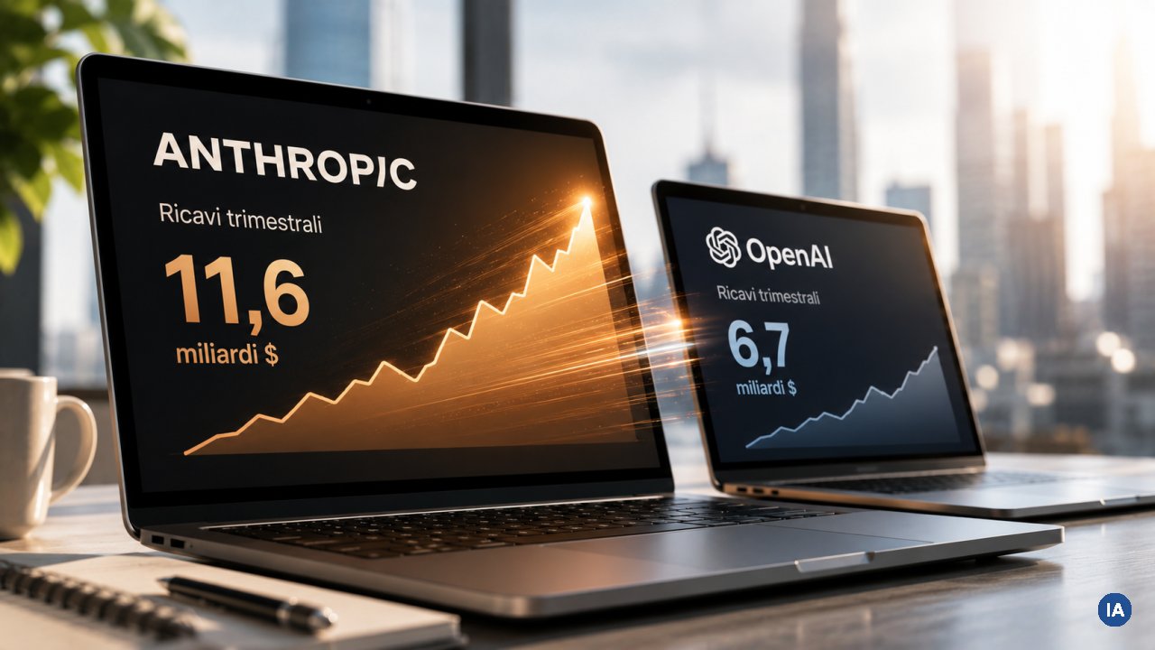 Anthropic supera OpenAI nei ricavi a pochi mesi da due quotazioni