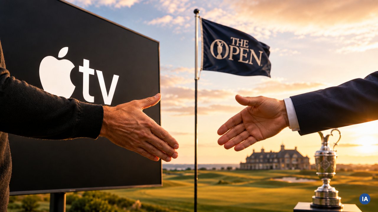 Apple TV punta ai diritti USA dell'Open di golf: gara formale a inizio 2027