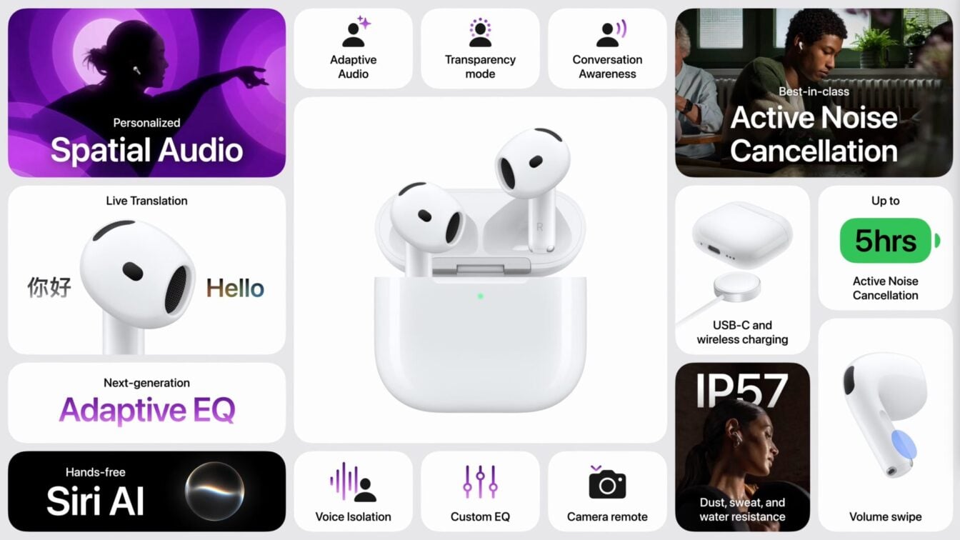 AirPods 5 : voici les deux nouveaux modèles d’écouteurs sans fil d’Apple