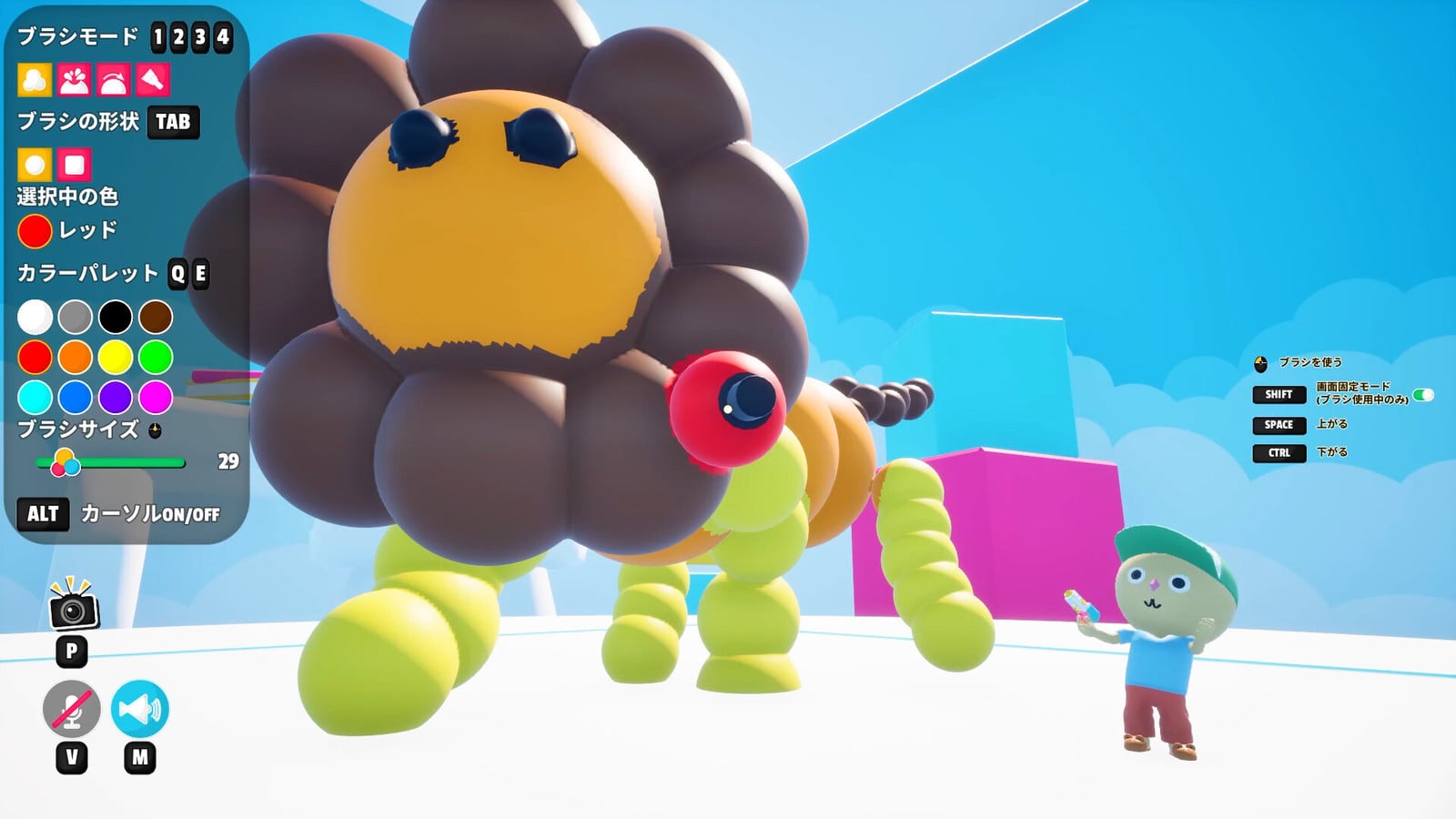 最大8人マルチ「3Dお絵かき」ゲーム『スーパー画伯』発表。つぶつぶ盛ってお題を伝える、“どうしてこうなった”連発必至の高難度立体お絵かき