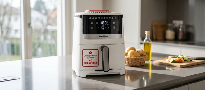 Moulinex Easy Fry Silence è la friggitrice ad aria più silenziosa: ora in sconto su Amazon