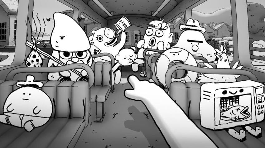 Double Fine presenta Thank You Bus Driver, un gioco di guida che appare folle e sopra le righe