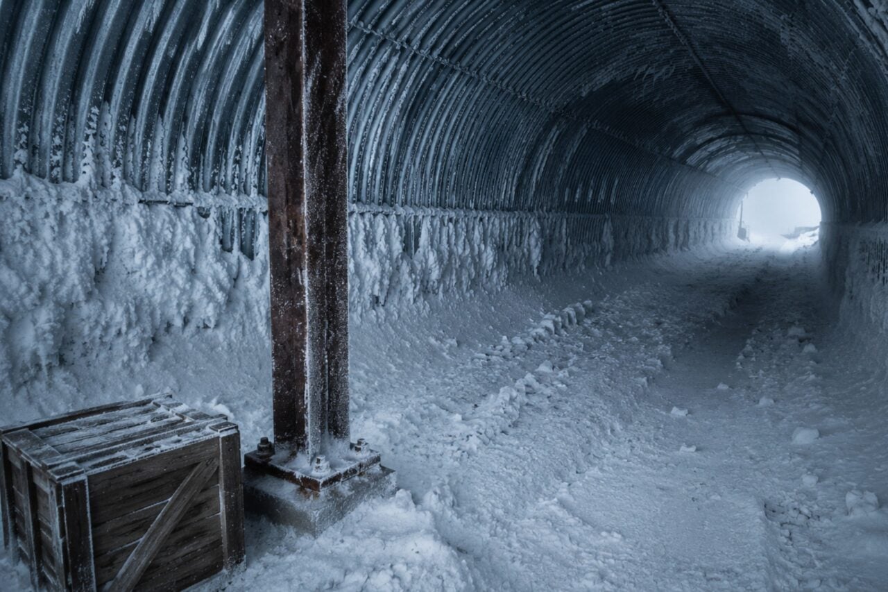 Sous 30 mètres de glace au Groenland dort une base avec 21 tunnels enfouis qu’un radar de la NASA vient de retrouver par accident