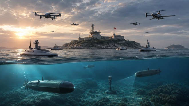 Droni in cielo e sottacqua: così Pechino vuole difendere le isole