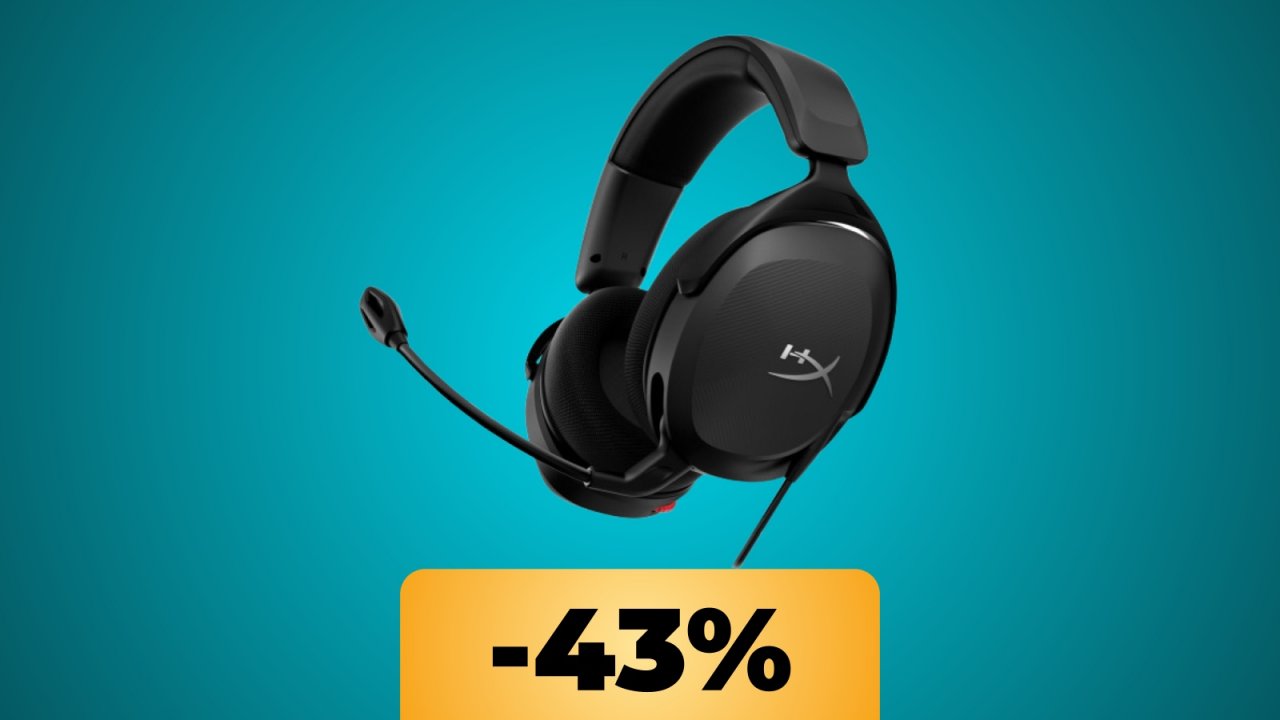 Le cuffie HyperX Cloud Stinger II Core sono in promozione (quasi) al minimo storico su Amazon