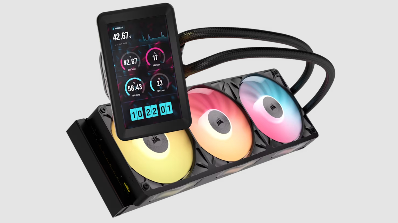 Corsair iCUE LINK TITAN II 360 RX LCD: l'enorme display non passa inosservato