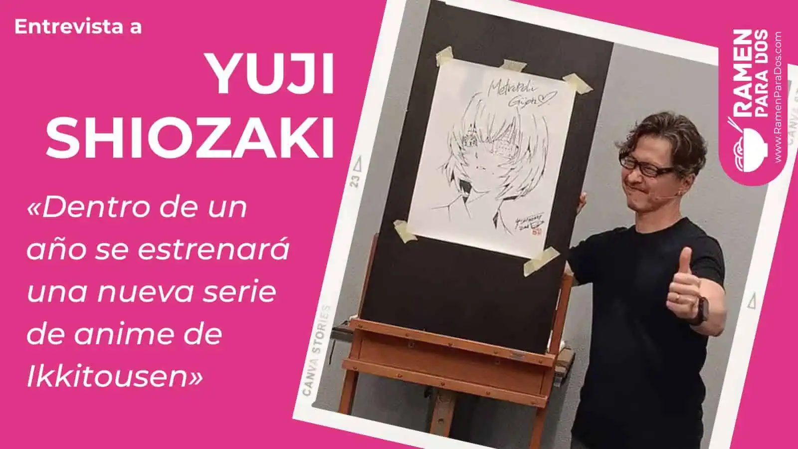 Yuji Shiozaki: «Dentro de un año se estrenará una nueva serie de anime de Ikkitousen»