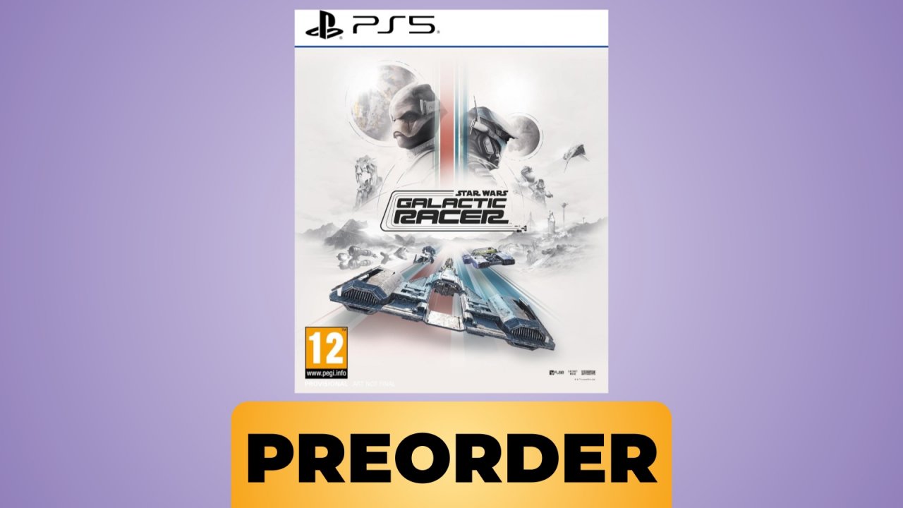 Effettua il pre-order della Deluxe Edition per PlayStation 5 di Star Wars: Galactic Racer su Amazon
