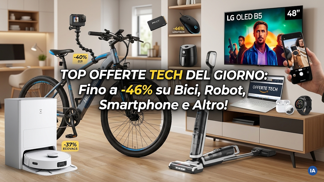 Offerte Amazon di oggi: portatile HP con Core Ultra 7 a 549, e-bike, robot, iPhone 17 Pro e molto altro