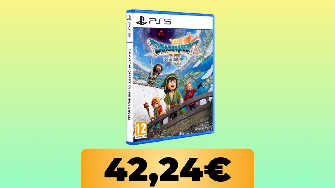 Dragon Quest VII Reimagined per PS5 e Switch 2 costa 10 € in meno con la nuova promozione di Amazon