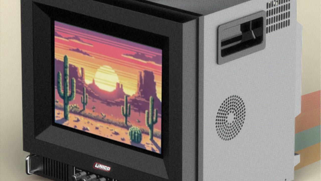 Unico presenta un monitor 4:3 pensato per il retrogaming