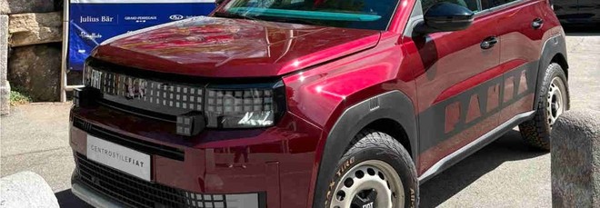 Panda 4x4 elettrica: Fiat mostra il nuovo concept a Passione Engadina