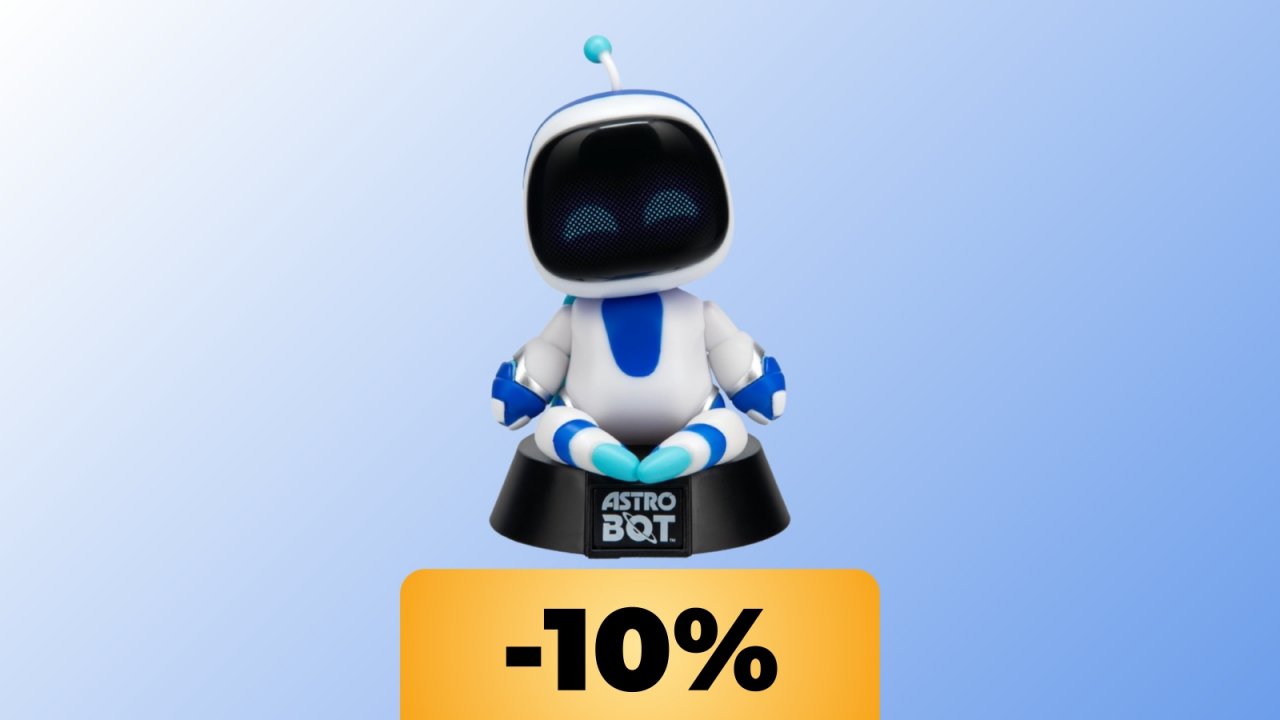 Illumina la tua postazione con la luce di Astro Bot in licenza ufficiale, ora al minimo storico